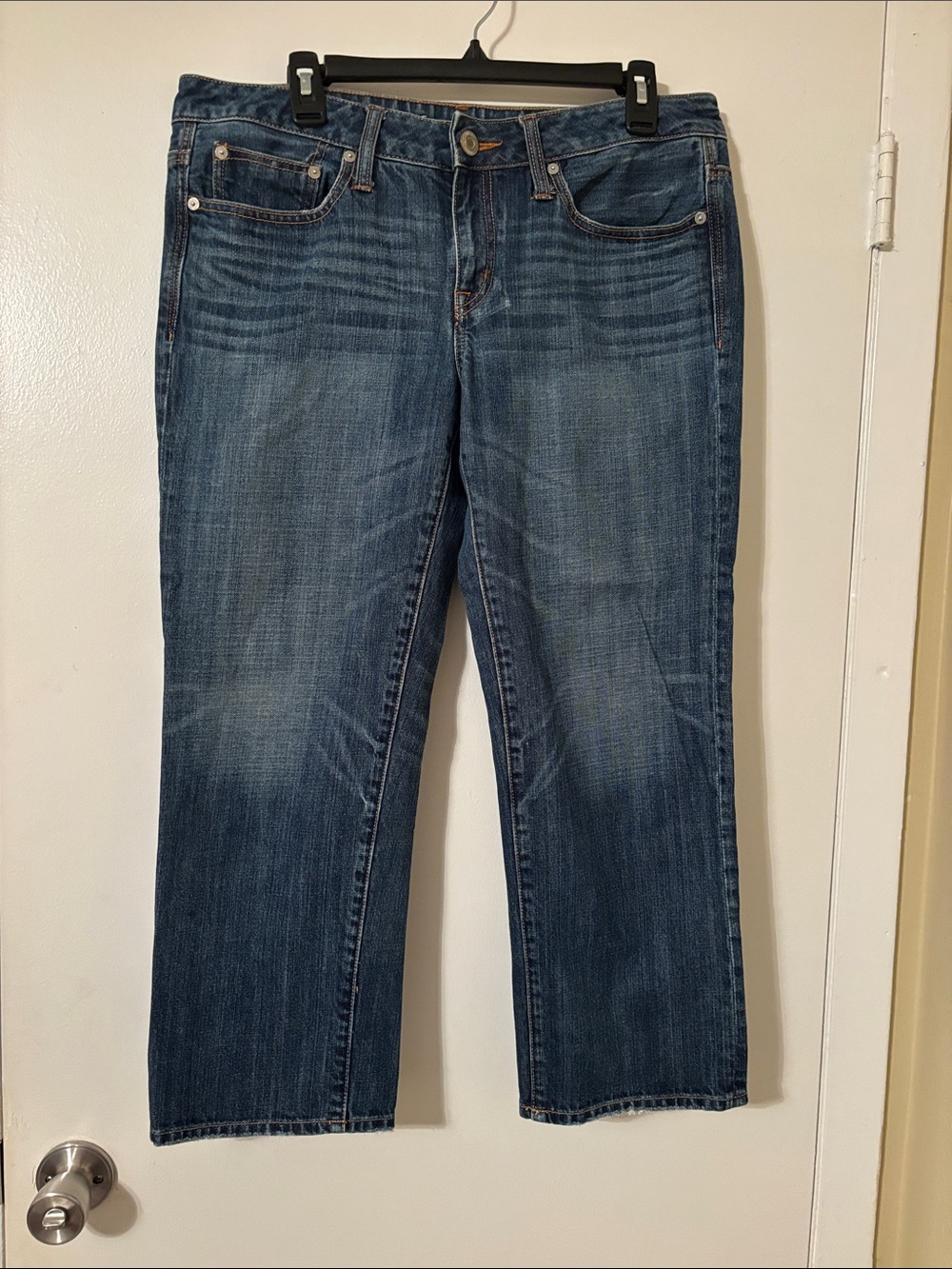 American Eagle Outfitters Indigo Straight-Leg Jeans